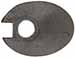 Top jaw, 1.12 x .82”, slotted, .26” hole, Barker Whatley, right hand flintlock